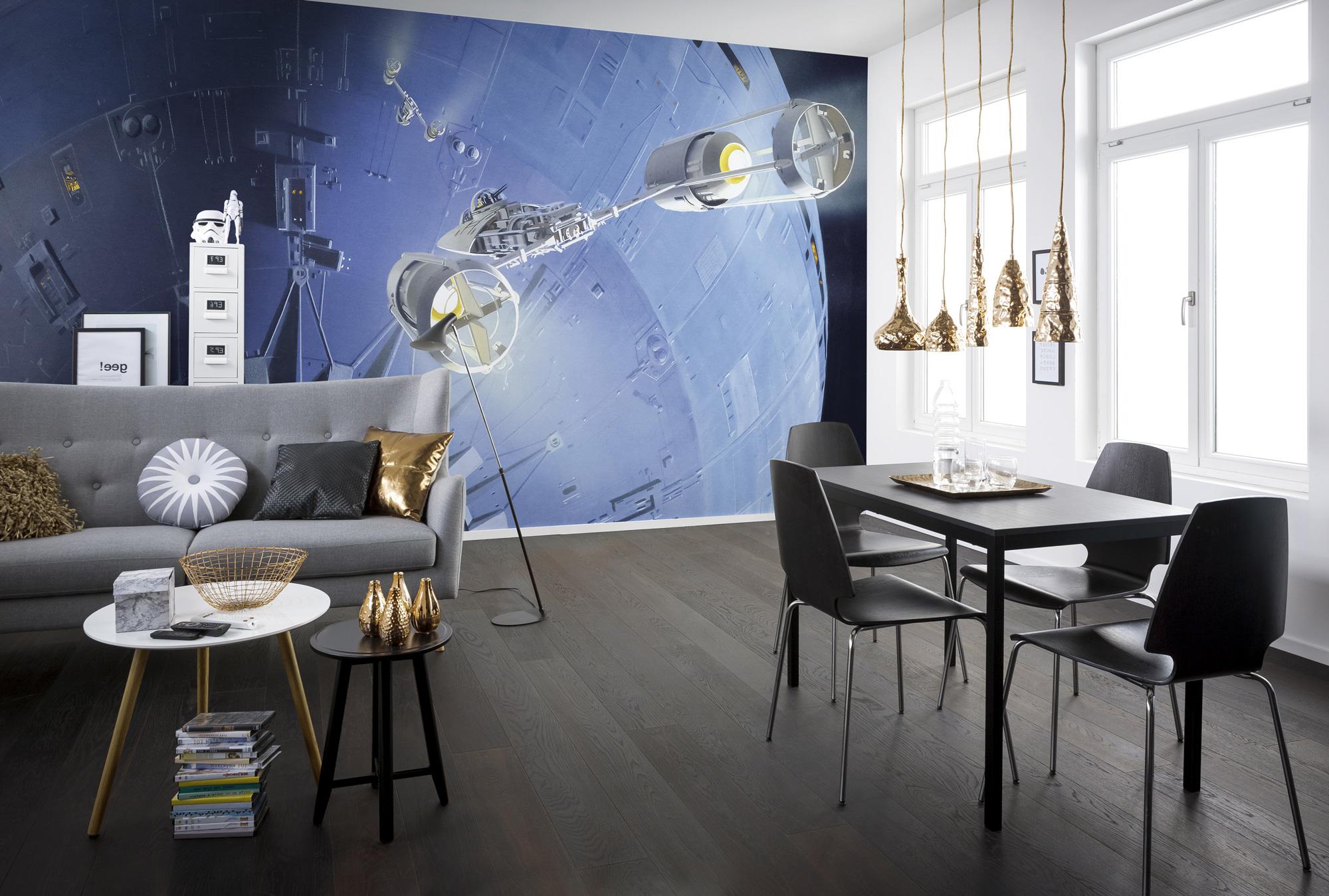 Fototapete Dx10-049 Star Wars Classic - Blau/Schwarz, Trend (500/250cm)