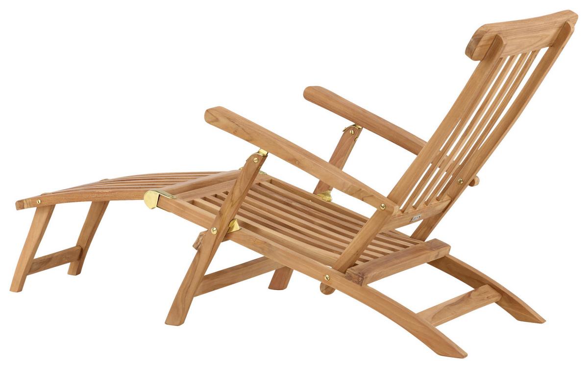 Sonnenliege Kenya Teakholz - KONVENTIONELL (60/95/150cm) - Gardenson
