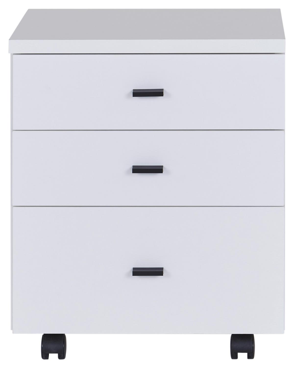 Rollcontainer Weiß 4 You New 2 YUK 13 43x53x40 cm - Weiß, MODERN, Holzwerkstoff (43/53/40cm)