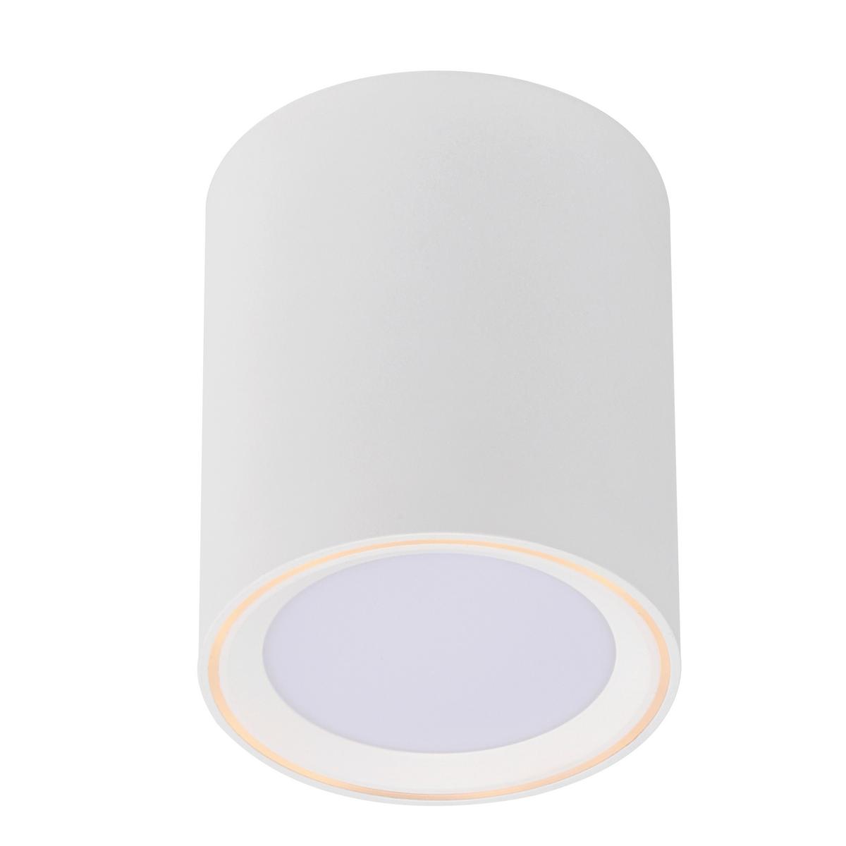 Aufbauleuchte Fallon Weiß D: 10 cm - Weiß, Basics, Metall (10/12cm) - Nordlux