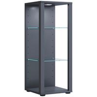 Vitrine Glasol M B: 35 cm stehend Anthrazit - Anthrazit, MODERN, Glas/Holzwerkstoff (35/90/35cm) - MID.YOU