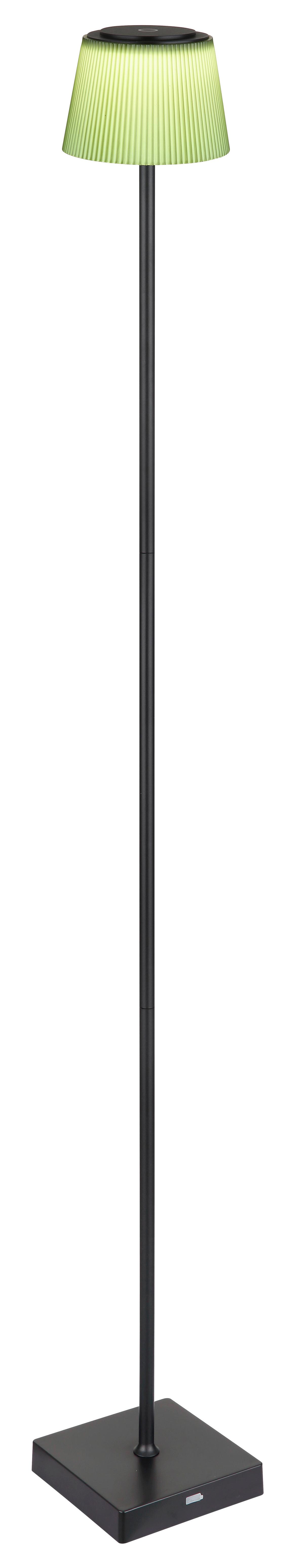 Akku-stehleuchte 58434sbp - Dunkelgrün/Schwarz, Design, Kunststoff/Metall (14/14/120cm) - Globo