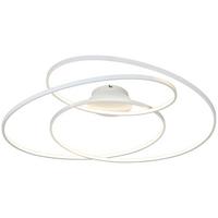 LED-Deckenleuchte Jesse - Weiß, Kunststoff/Metall (80/65/14,5cm) - Luca Bessoni