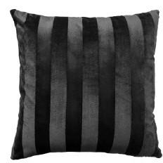 DEKORAČNÍ POLŠTÁŘ VICTORIA - černá, textil (45/45cm) - Mömax