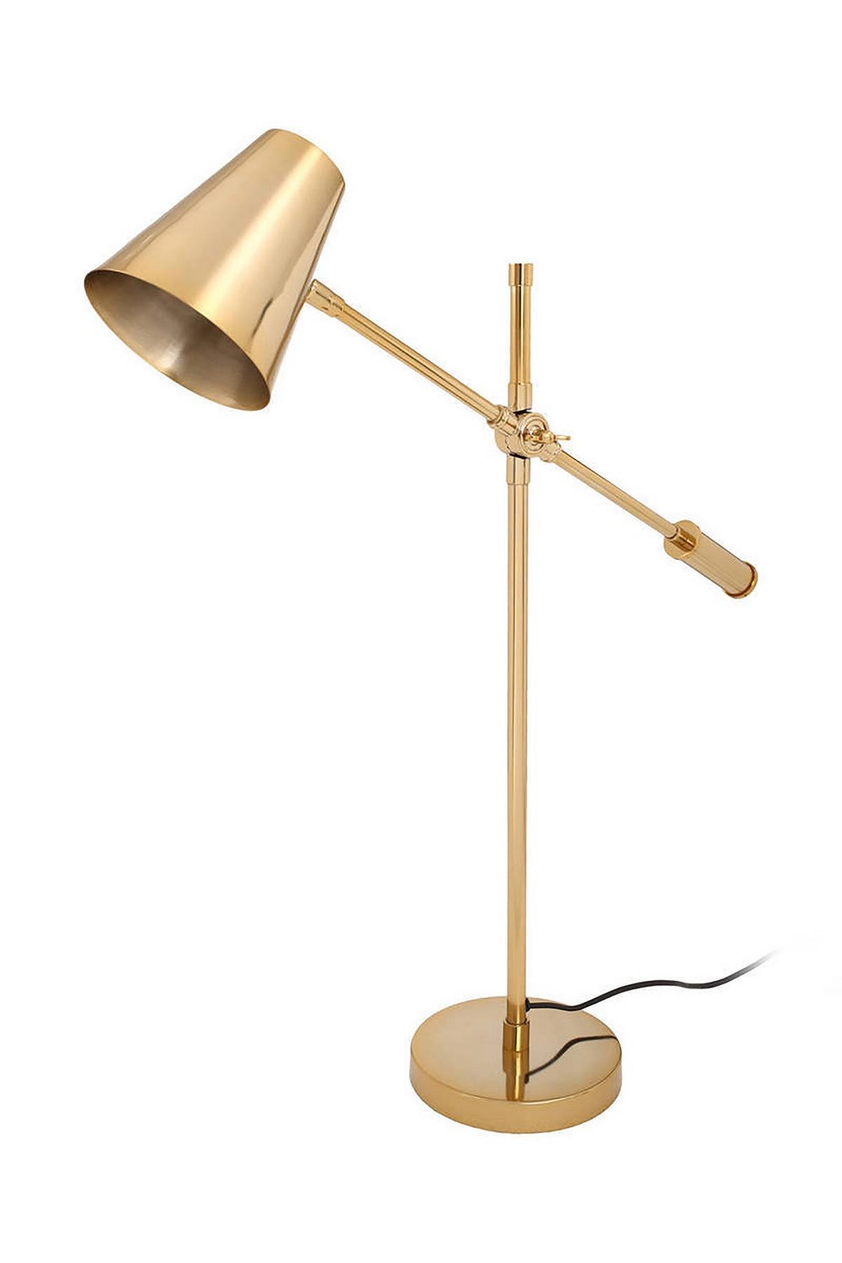 Tischlampe Celeste Goldfarben - Trend (68/18/74cm) - Kayoom