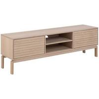 Lowboard Linley Eichefarben B: 160 cm - Eichefarben/Weiß, Design, Holz/Holzwerkstoff (160/50/40cm) - Livetastic