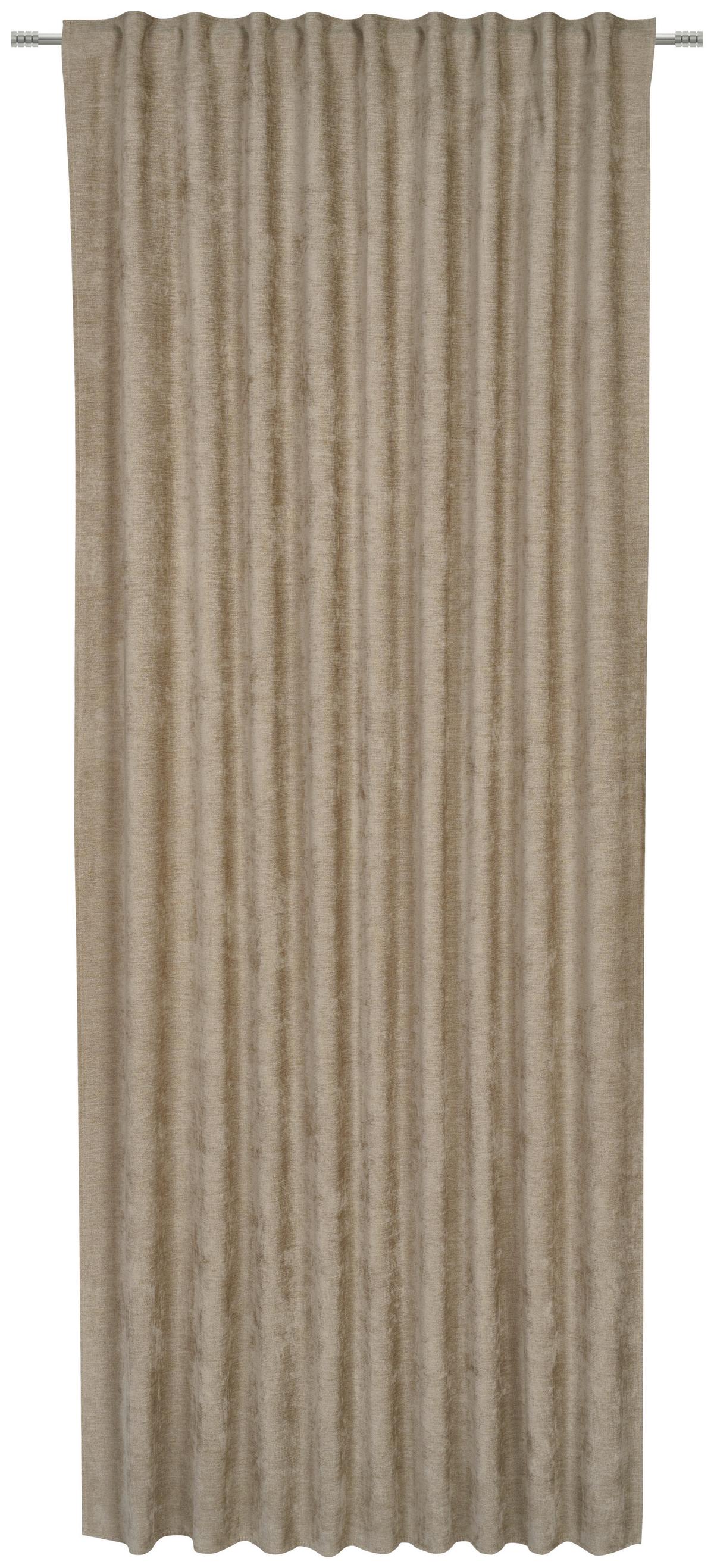 Sötétítőfüggöny Luisa Kb. 140/245cm - taupe, Romantik / Landhaus, textil (140/245cm) - James Wood