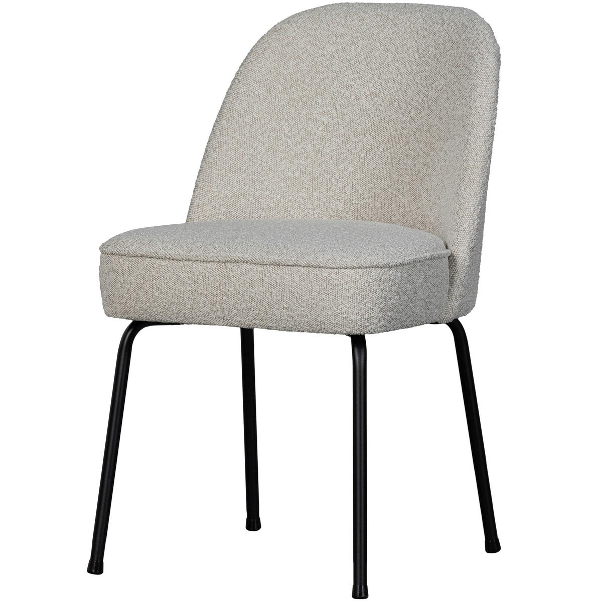 Stuhl-Set Vogue Naturfarben B: 50cm - Schwarz/Naturfarben, MODERN, Textil/Metall (50/83/57cm) - Livetastic
