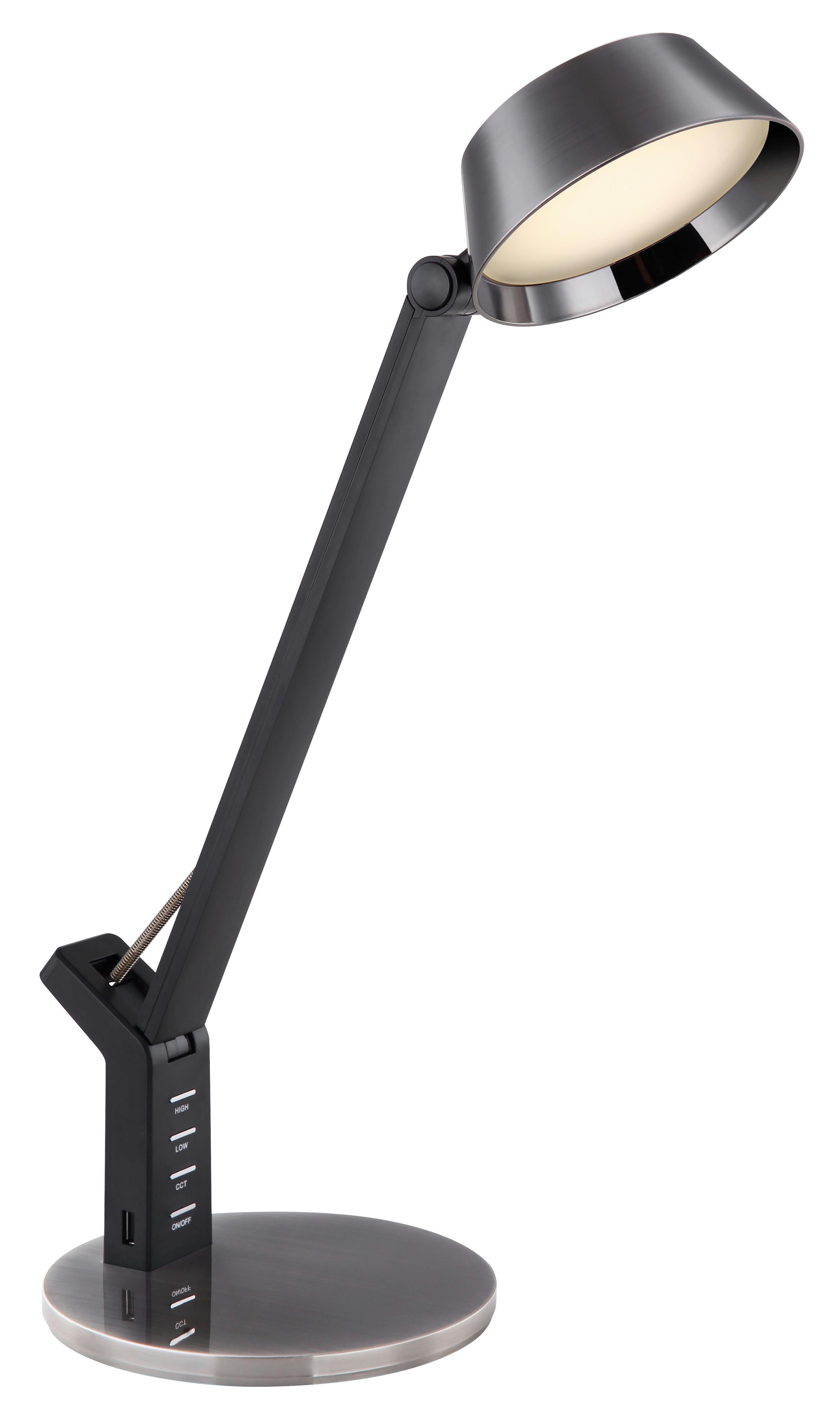 LED-Schreibtischlampe Ursino dimmbar Schwarz