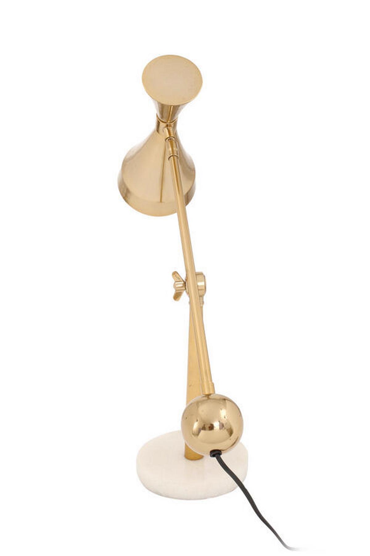 Tischlampe Cosima Goldfarben - Trend (16/65cm) - Kayoom