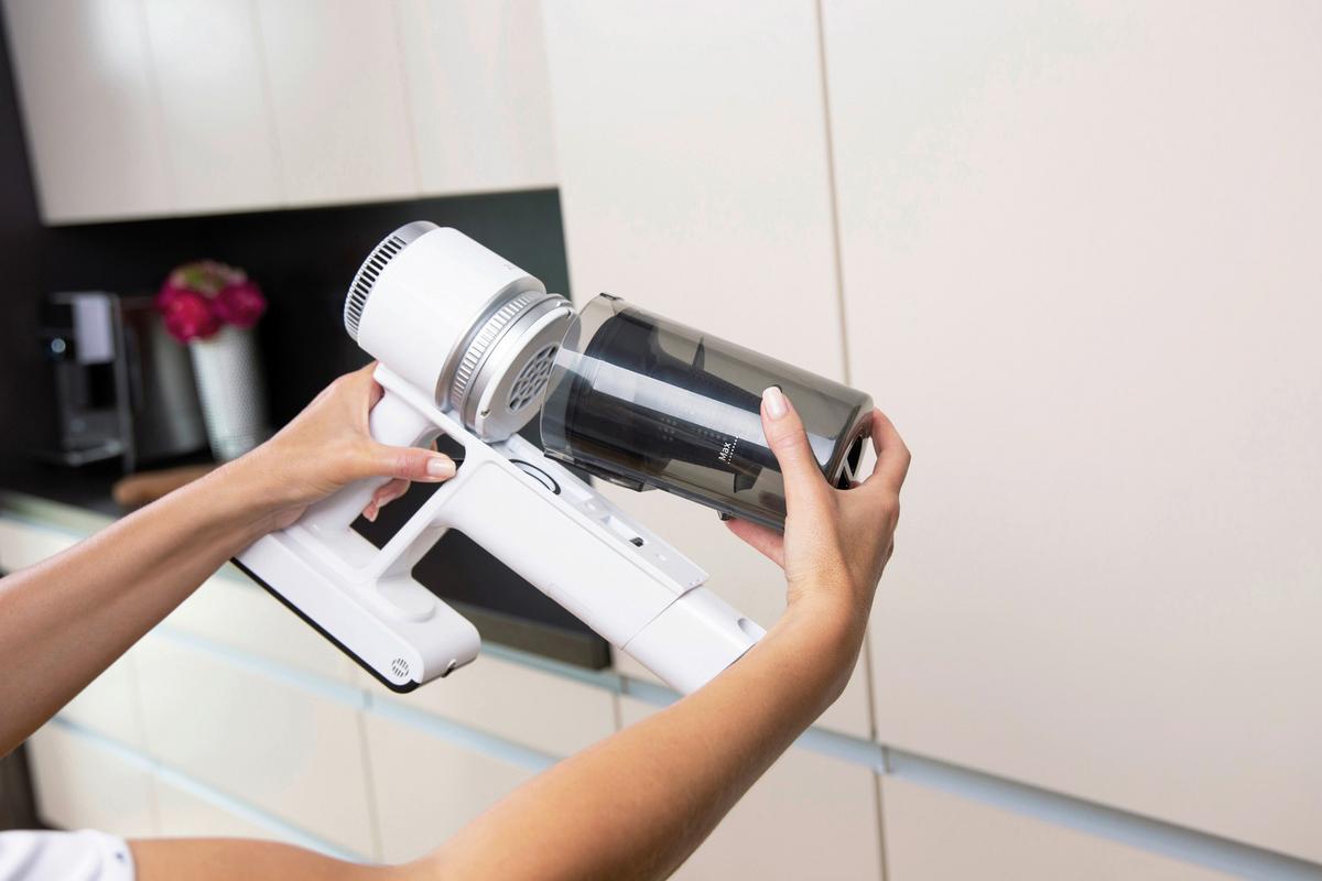 Akku-Handstaubsauger Weiß, 110w, 0,5 Liter - Weiß, Basics, Kunststoff/Metall (25/111,2/25,5cm) - Hisense