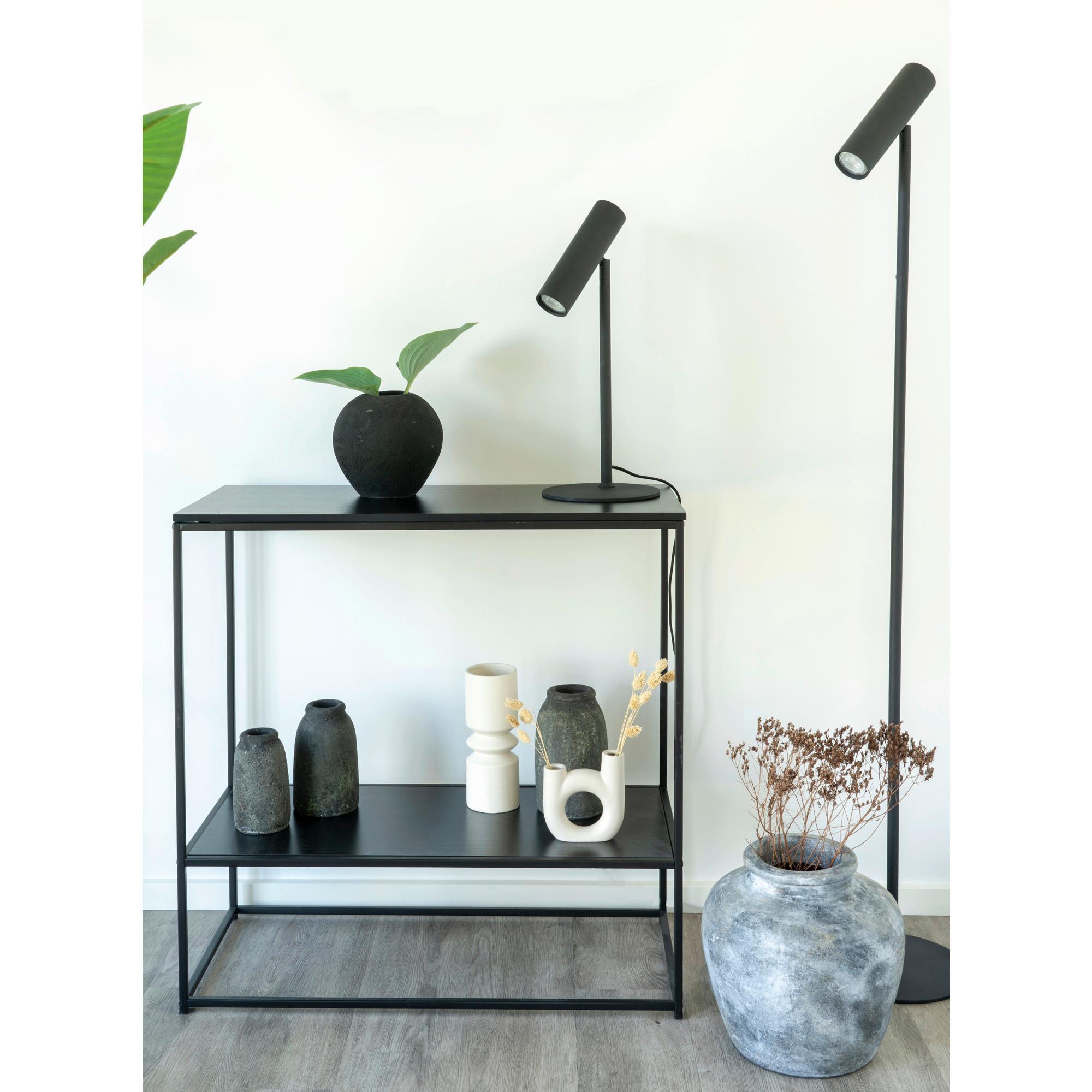 Stehleuchte Paris Floor Lamp - Schwarz, Basics, Metall (25/150cm)