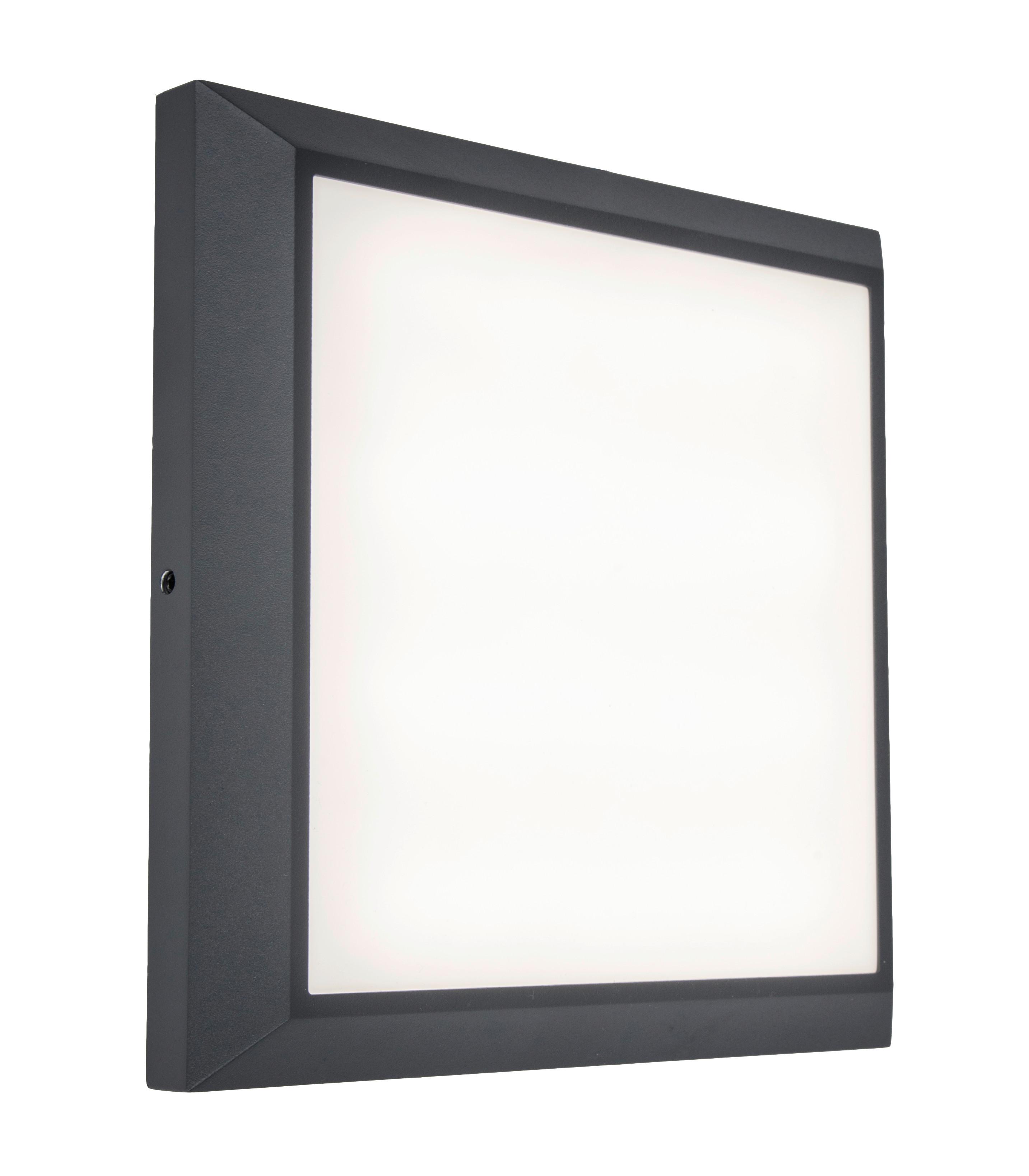 LED-Außenleuchte 5102101118 Helena - Anthrazit/Opal, Design, Kunststoff/Metall (22/22 /3,2cm)