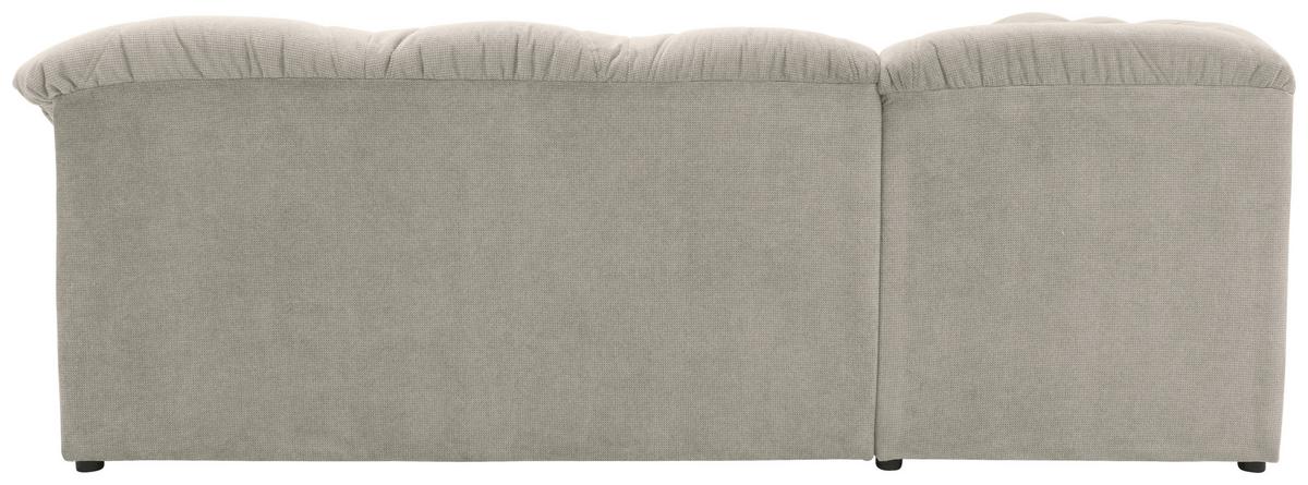 Ecksofa Papenburg Hellgrau - Hellgrau/Schwarz, KONVENTIONELL, Textil (192/243cm) - MID.YOU