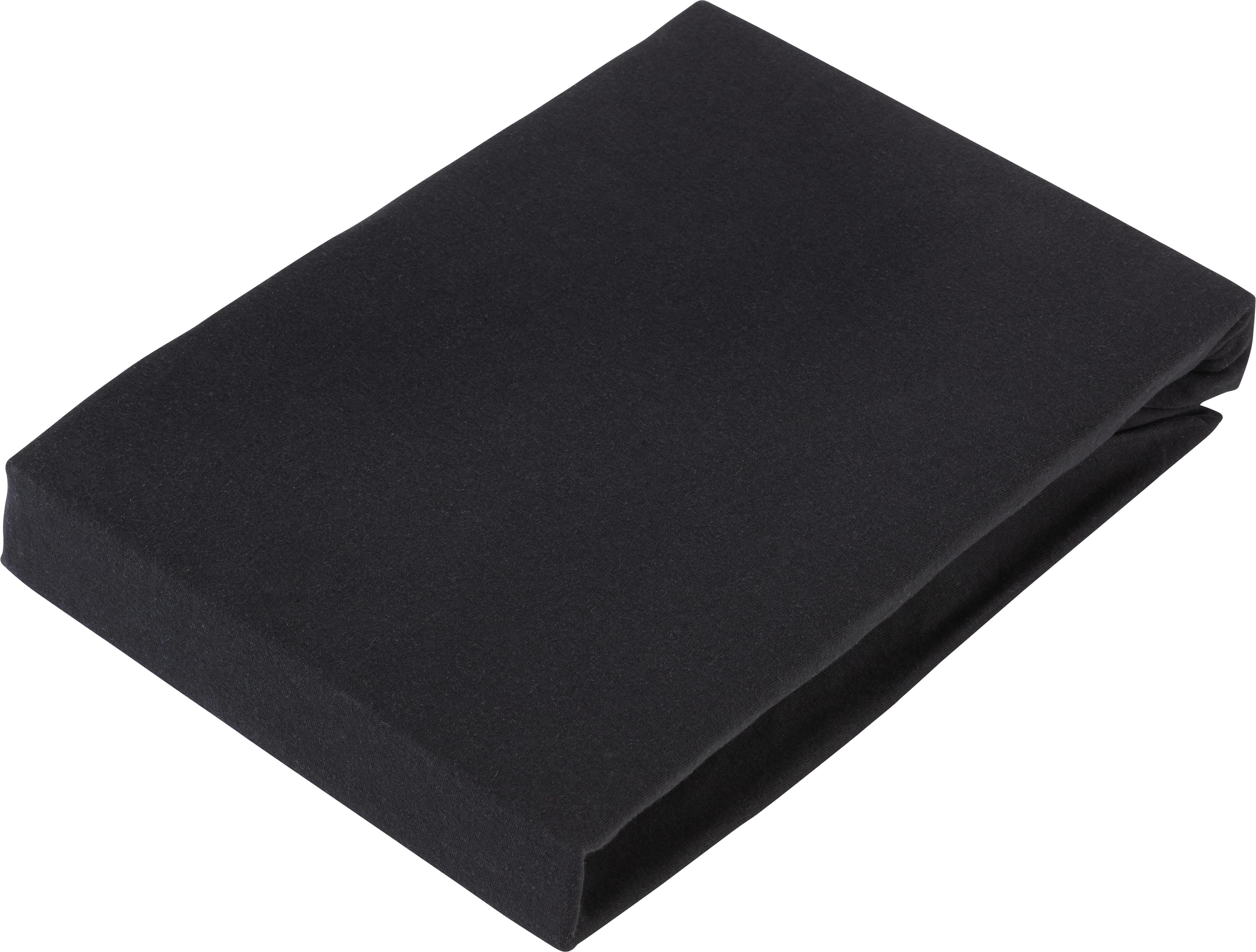 BOXSPRINGOVÉ PROSTĚRADLO ELASTHAN - antracitová, textil (120/200cm) - Premium Living