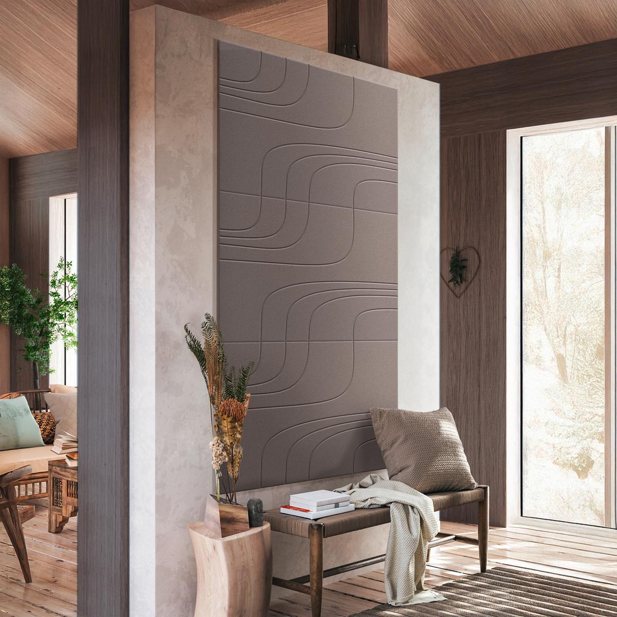 Akustický panel MILLA - mokka, textil (60/90cm) - Mömax