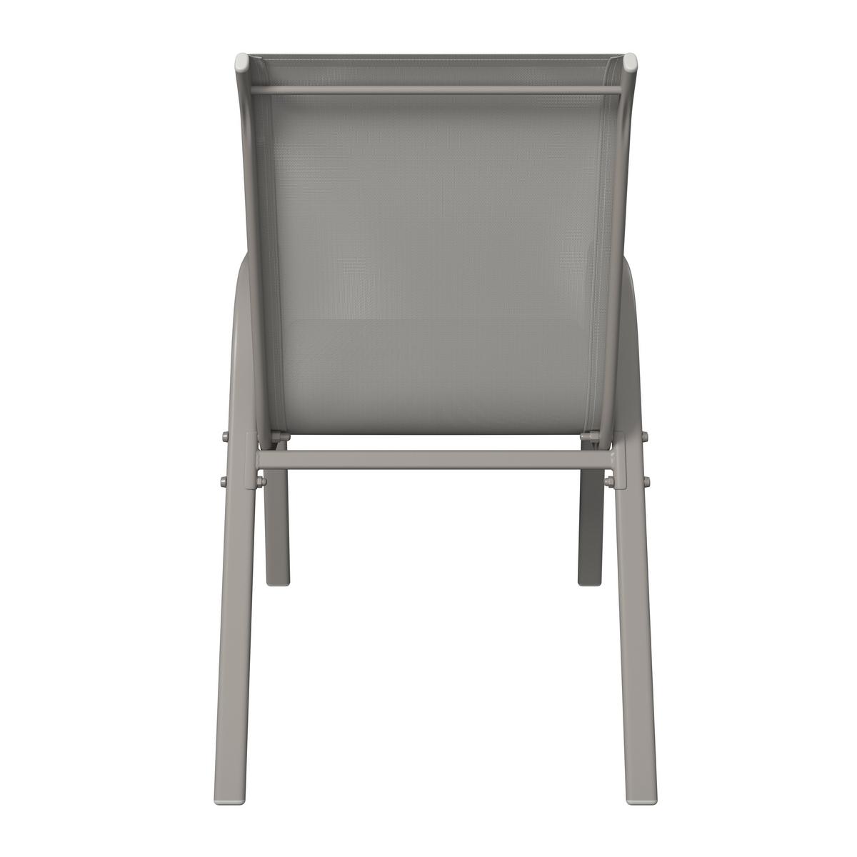 Gartenset Barcelona - Beige, MODERN, Glas/Textil - Beldano