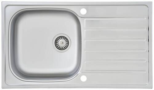 Spüle Respekta Edelstahl Bxt: 86x50 cm