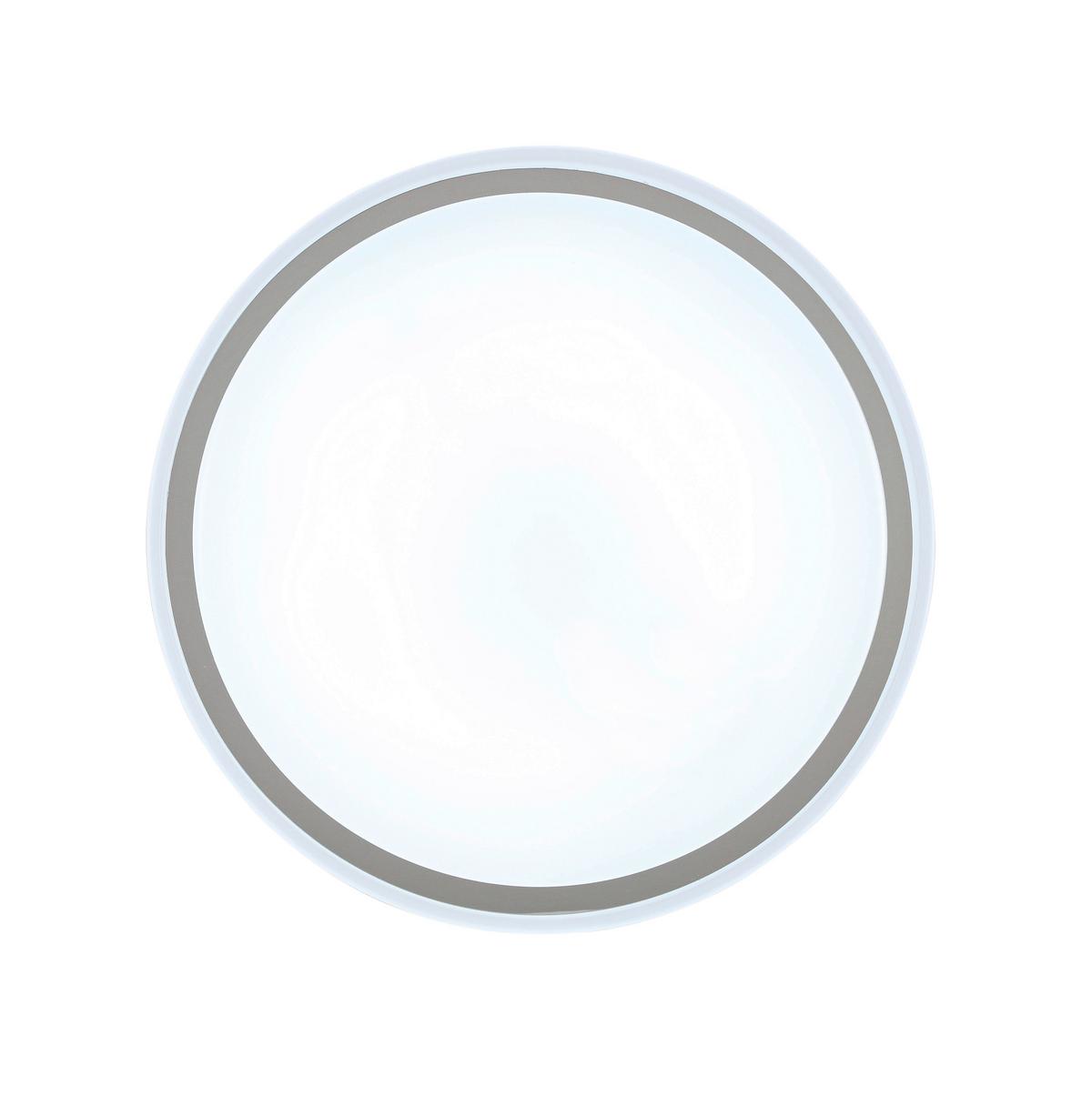 STROPNÉ LED SVIETIDLO FARBI - biela/chrómová, Modern, kov/plast (38/38/6cm) - Mömax