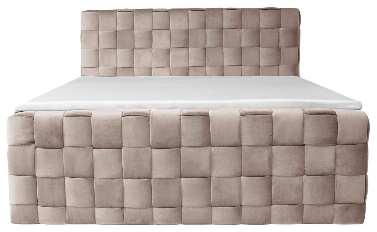 Boxbett Zante Beige, Lf: 180x200 cm - Beige, MODERN, Textil (180/200cm) - Livetastic