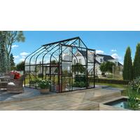 Gewächshausbausatz Diana 8300 Esg3mm, Schwarz Set - Schwarz, Basics, Metall (263,5/254,5/321cm)