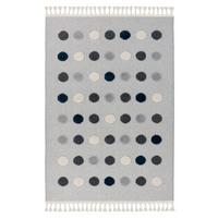 Flachwebteppich My Fano 394 Dots 160x230 - Multicolor/Schwarz, Basics, Textil (160/230cm) - Obsession