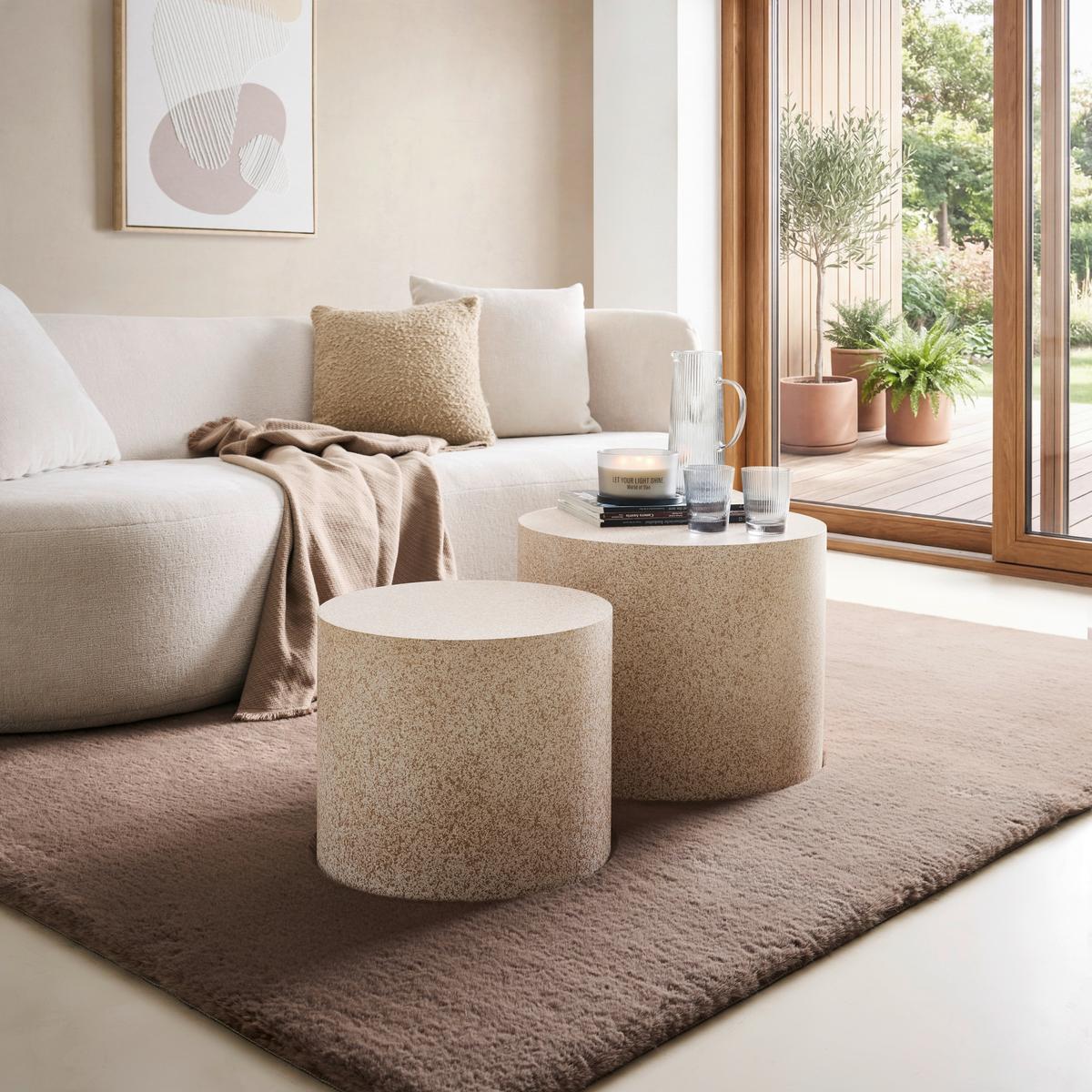 PRÍRUČNÝ STOLÍK PAUL -TREND- - Sahara, Modern, kompozitné drevo (48/38/38/32cm) - Mömax