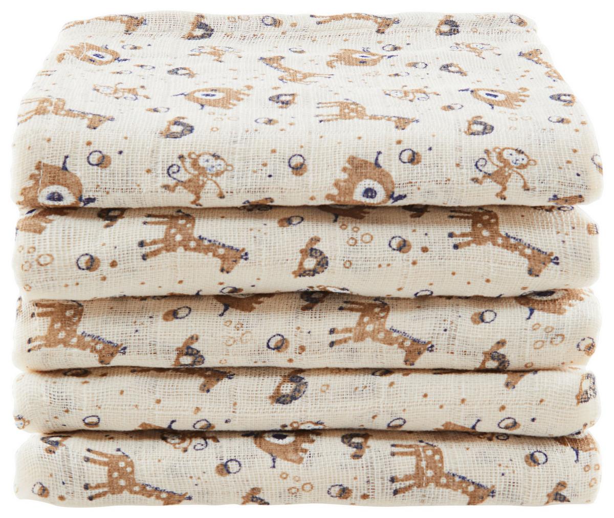 Textilpelenka Kb. 60/60cm - bézs, Konventionell, textil (60/60cm) - Ondega