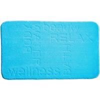 Badematte Feeling - Blau, Basics, Textil (50/80cm) - Grund