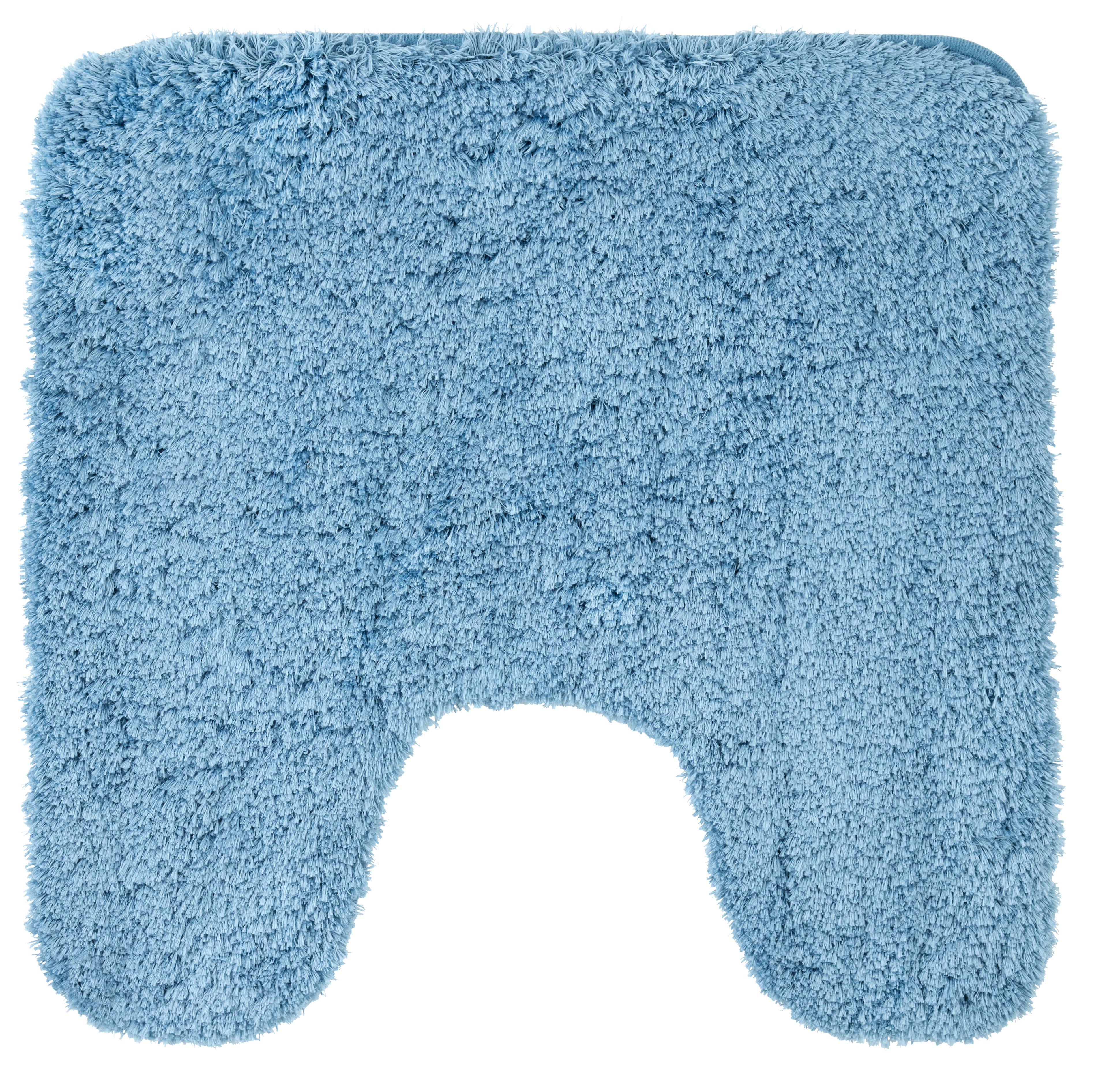 WC predložka Chris, 50/50cm, modrá - modrá, textil (50/50cm) - Modern Living