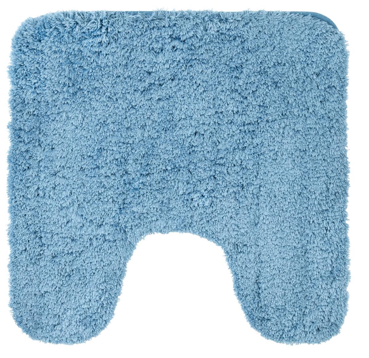 WC predložka Chris, 50/50cm, modrá - modrá, textil (50/50cm) - Modern Living