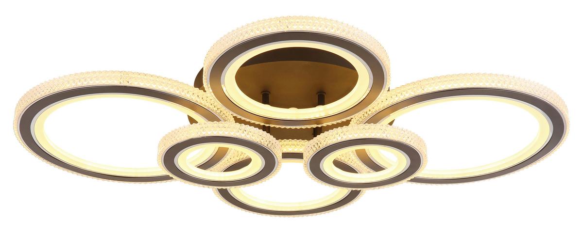 Led Mennyezeti Lámpa 67338a-60 Kora - fekete/antracit, Design, műanyag/fém (78/56/12cm) - Globo
