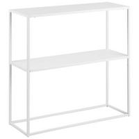 Regal Stahl Newton Trend B 79,5cm, Weiß - Weiß, Trend, Metall (79,5/80,5/26cm) - MID.YOU
