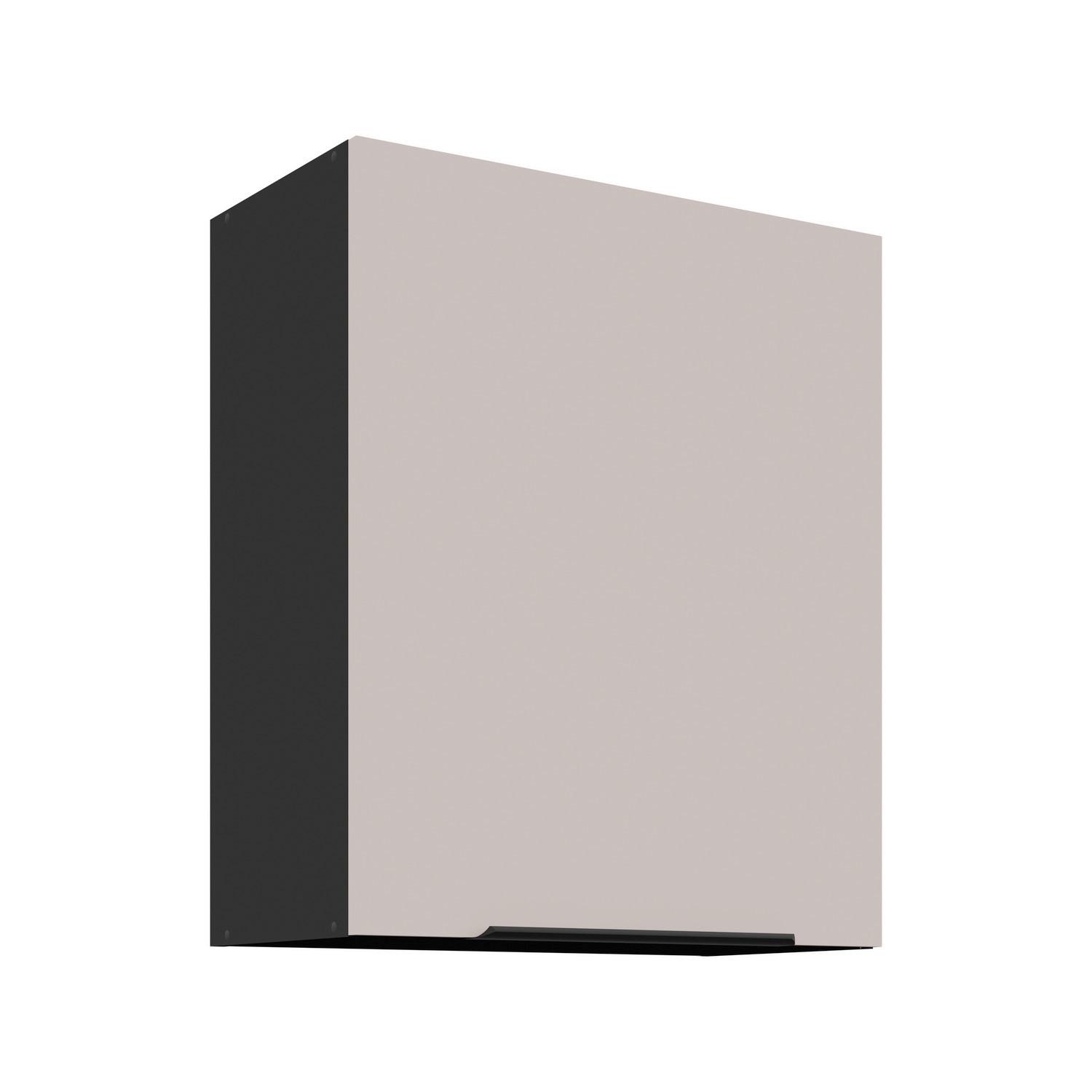 Konyhai Faliszekrény Arona 60/71,3cm - bézs/fekete, Modern, faalapú anyag (60/71,3/31cm)