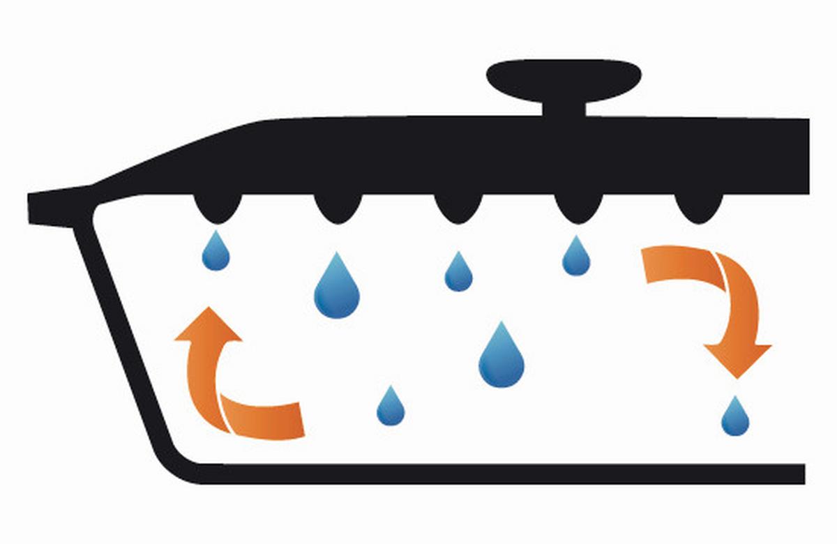 Gsw Bräter Blue Magic Dunkelblau, B/l: 33x26cm - Dunkelblau, Basics, Metall (33/26cm) - GSW