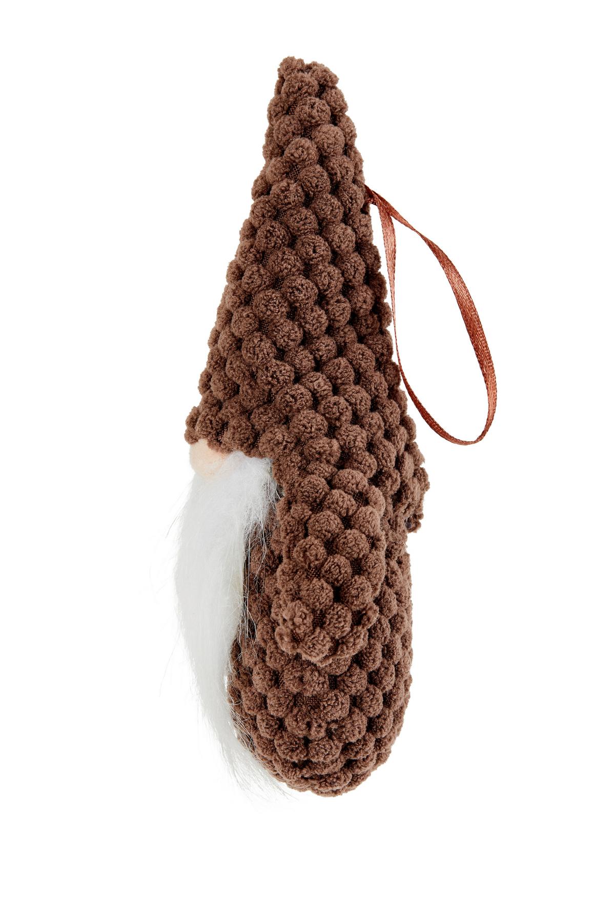 Dekohänger Alex - Hellbraun/Dunkelbraun, KONVENTIONELL, Kunststoff (9/5,5/17cm)