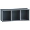 Badezimmerregal Holzwerkstoff 60,2 X 24,7 cm Bjarne - Blau/Petrol, MODERN, Holzwerkstoff (60,2/24,7/21,5cm) - MID.YOU