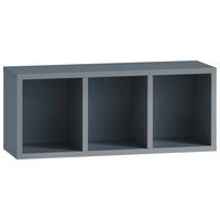 Badezimmerregal Holzwerkstoff 60,2 X 24,7 cm Bjarne - Blau/Petrol, MODERN, Holzwerkstoff (60,2/24,7/21,5cm) - MID.YOU