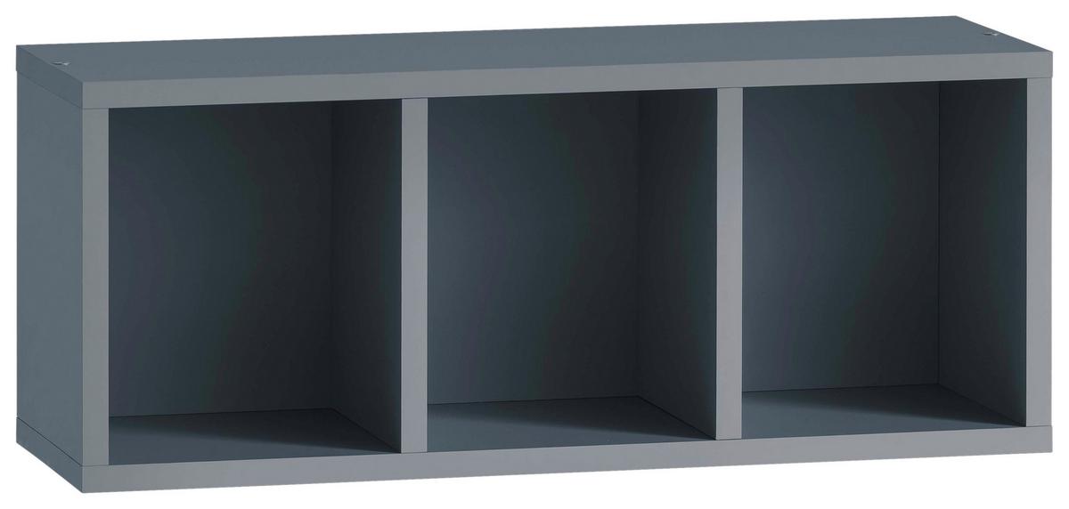 Badezimmerregal Holzwerkstoff 60,2 X 24,7 cm Bjarne - Blau/Petrol, MODERN, Holzwerkstoff (60,2/24,7/21,5cm) - MID.YOU