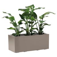 Blumenkasten Taupe B: 99,5 Cm - Taupe, Basics, Kunststoff (99,5/39,5/39,5cm)