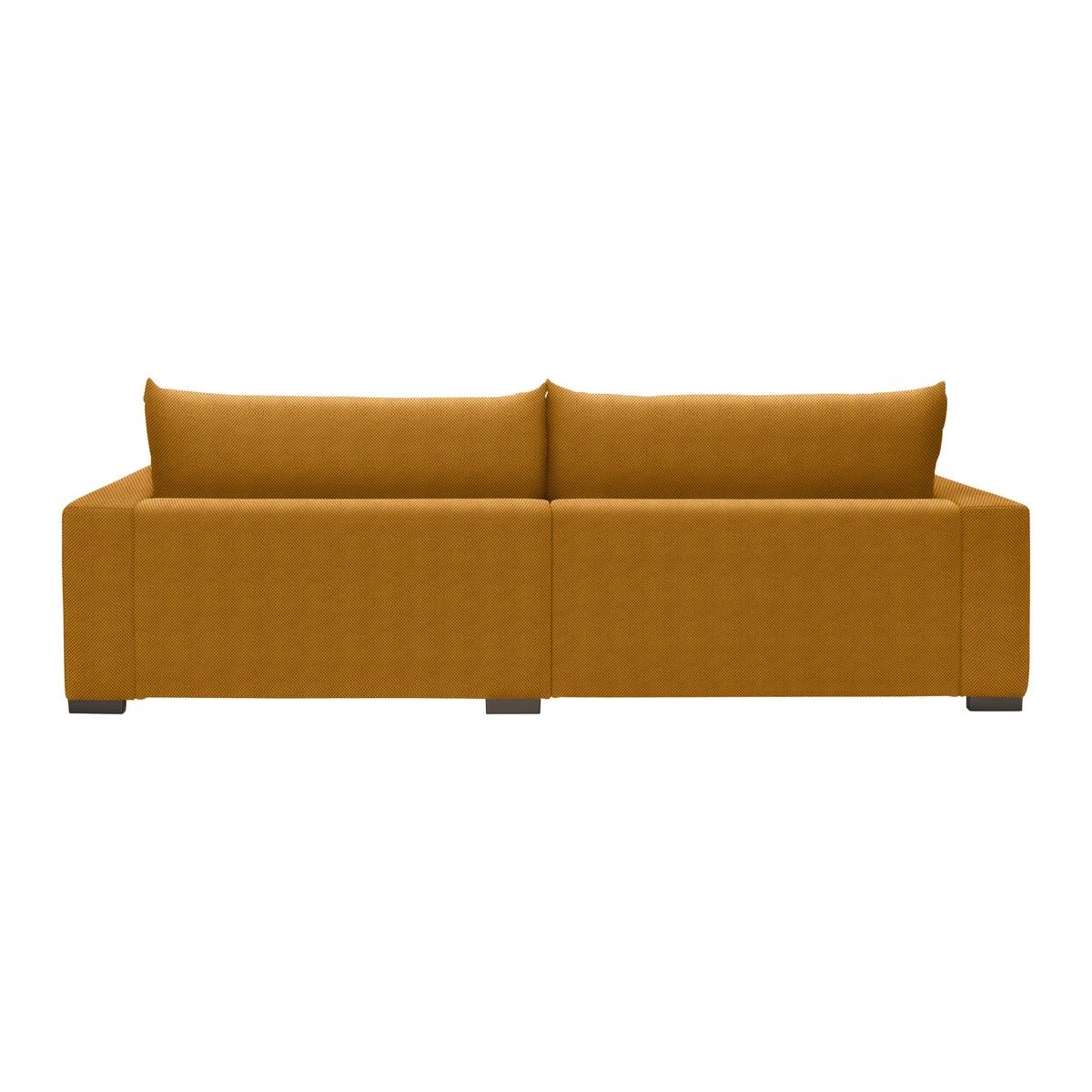 Mega pohovka PEDRO 1200, hořčicově žlutá - hořčicově žlutá, Moderní, kov/dřevo (261/83/124cm) - Mömax