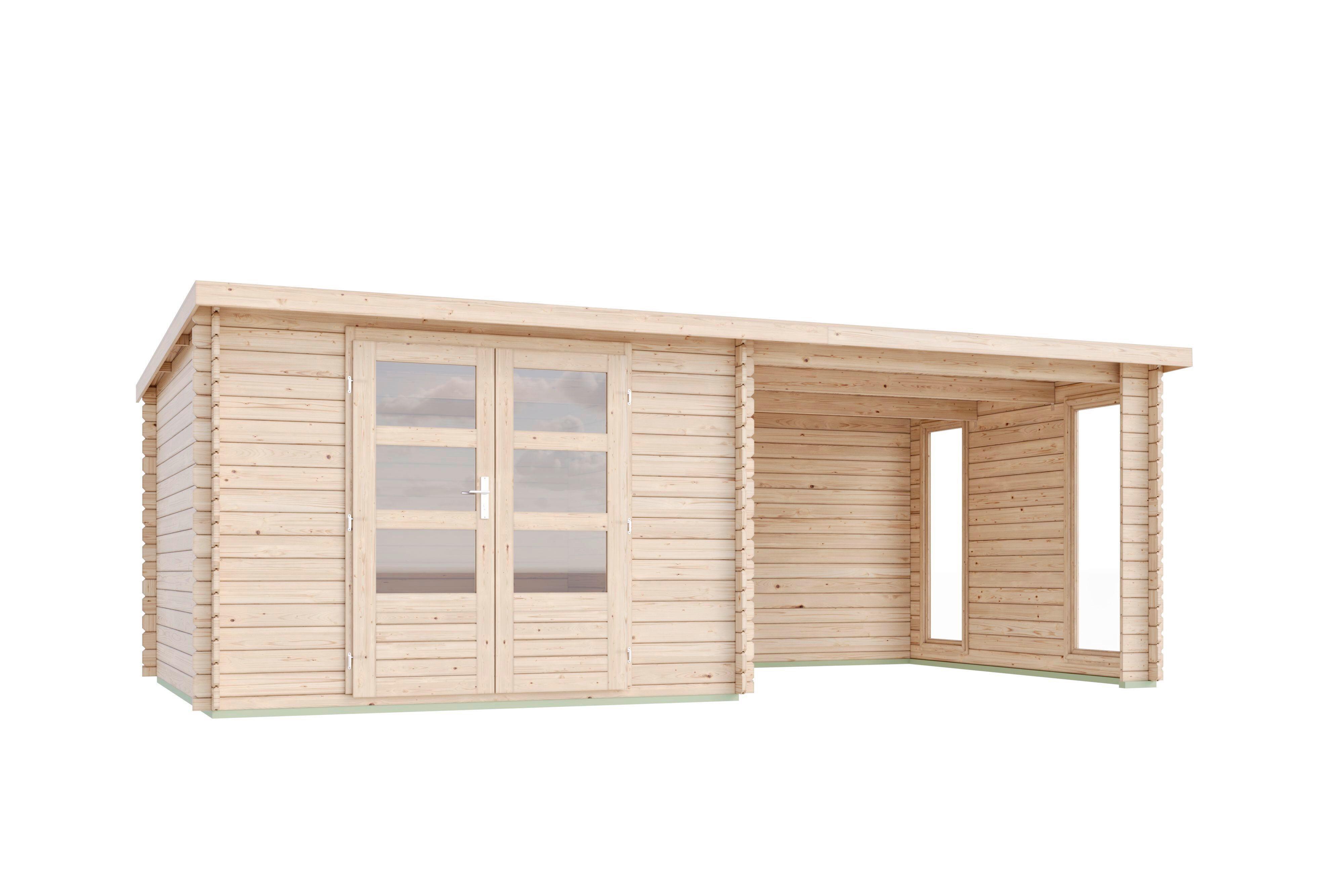 Gartenhaus Tara 40033 Tara - Fichtefarben, Basics, Holz (560/203/297cm)