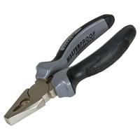 Kombinationszange 16 cm - Silberfarben/Schwarz, KONVENTIONELL, Metall (16cm)