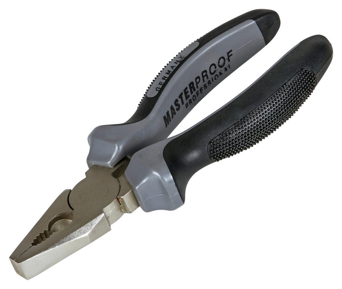 Kombinationszange 16 cm - Silberfarben/Schwarz, KONVENTIONELL, Metall (16cm)