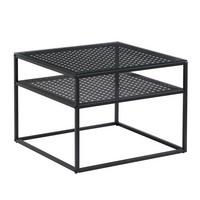 COUCHTISCH Schwarz L: 60cm - Schwarz, Design, Glas/Metall (60/60/45cm) - MID.YOU