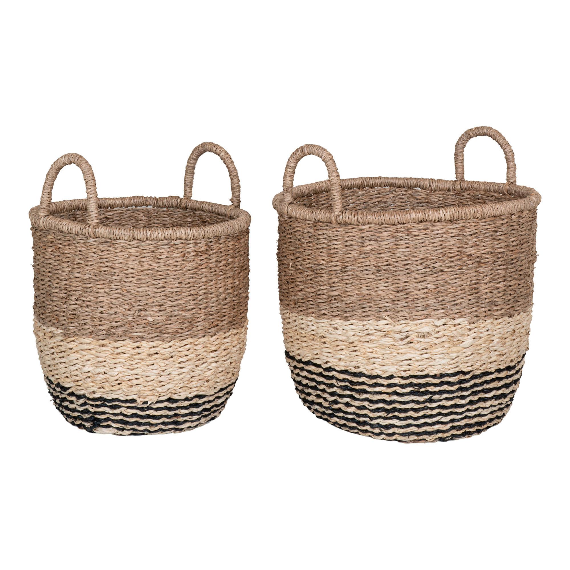 Korbset Lima Naturfarben 2 Stück - Naturfarben, Design, Naturmaterialien