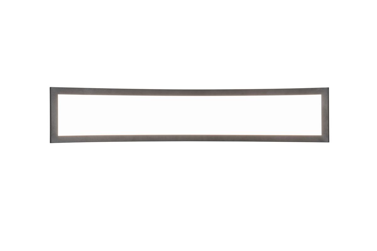 LED-Deckenleuchte 2600lm, 3000k - Schwarz, MODERN, Metall (76,5/15/13,5cm)