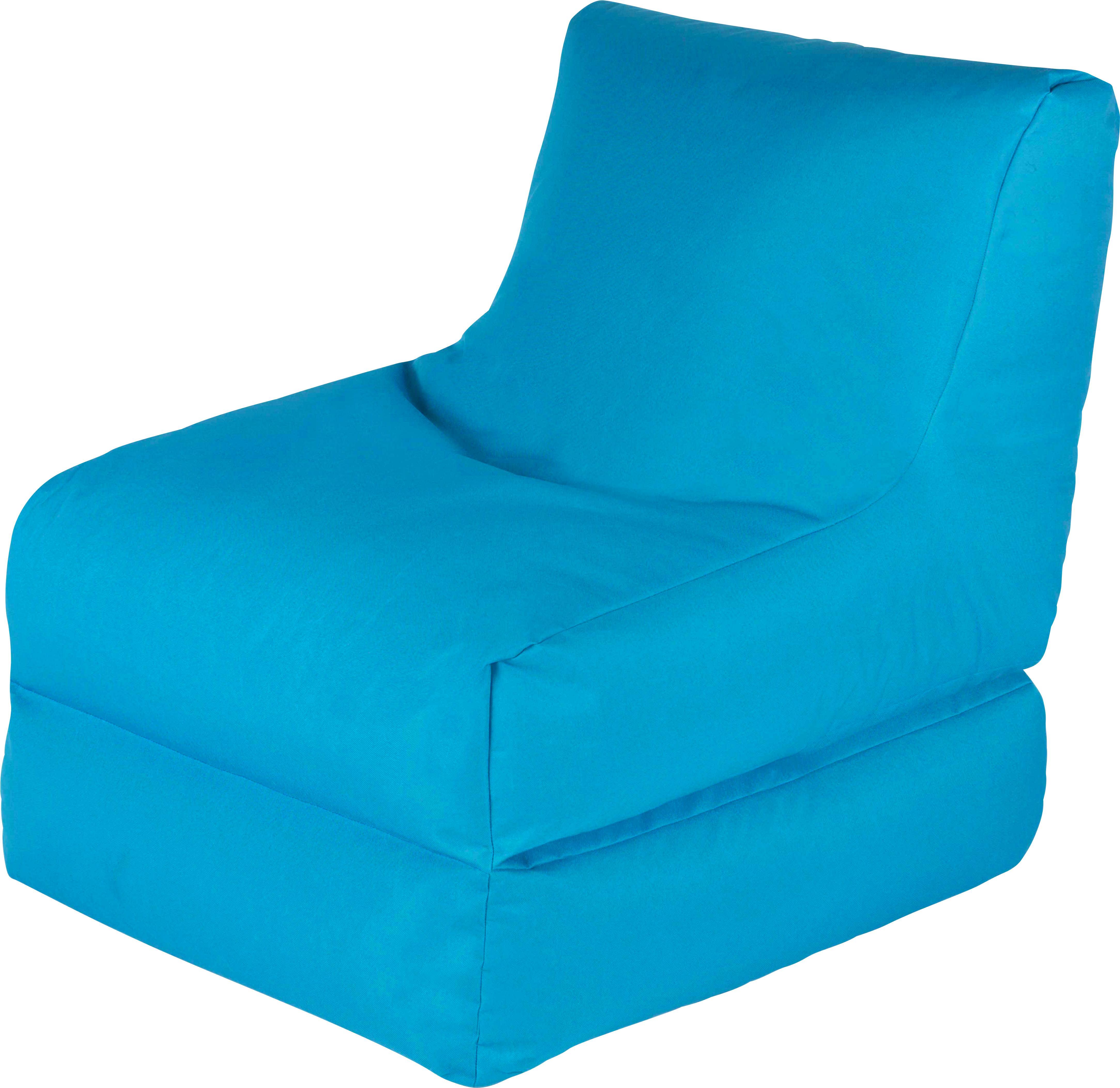 Sitzsack Billy Blau - Blau, MODERN, Textil (80/70/80cm)