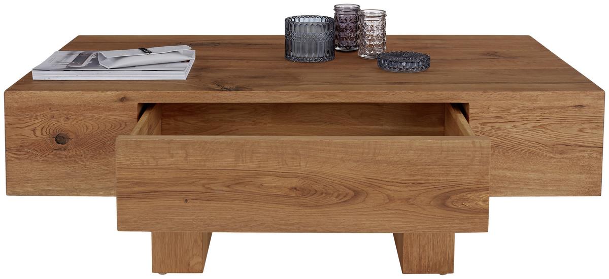 Dohányzóasztal Nature - tölgyfa színű, Modern, faalapú anyag (110/40/60cm)