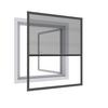 Fliegengitter Fenster 100x120 cm Anthrazit - Anthrazit, Basics, Textil/Metall (100/120cm)